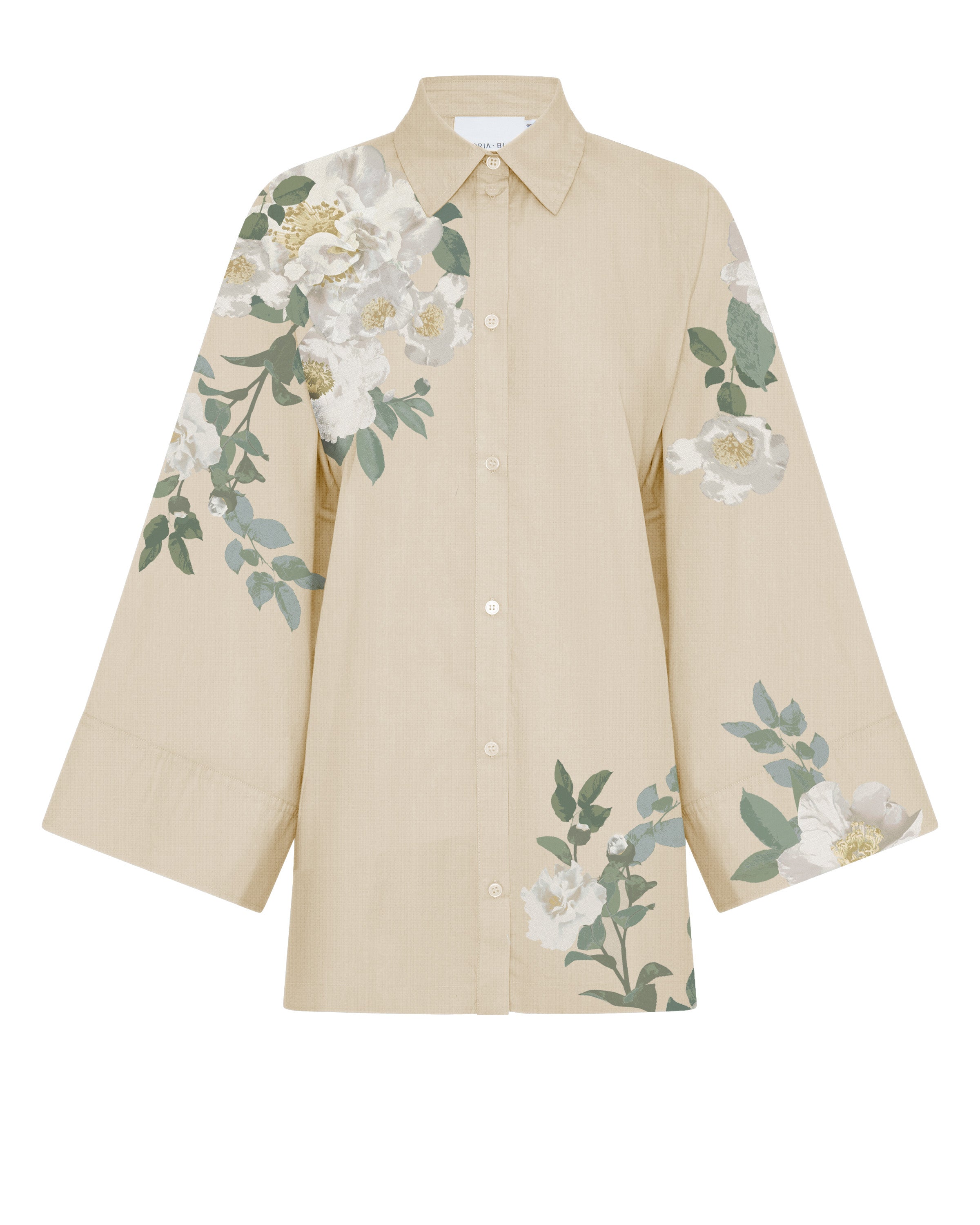 She is Tenacious bell sleeve linen tunic