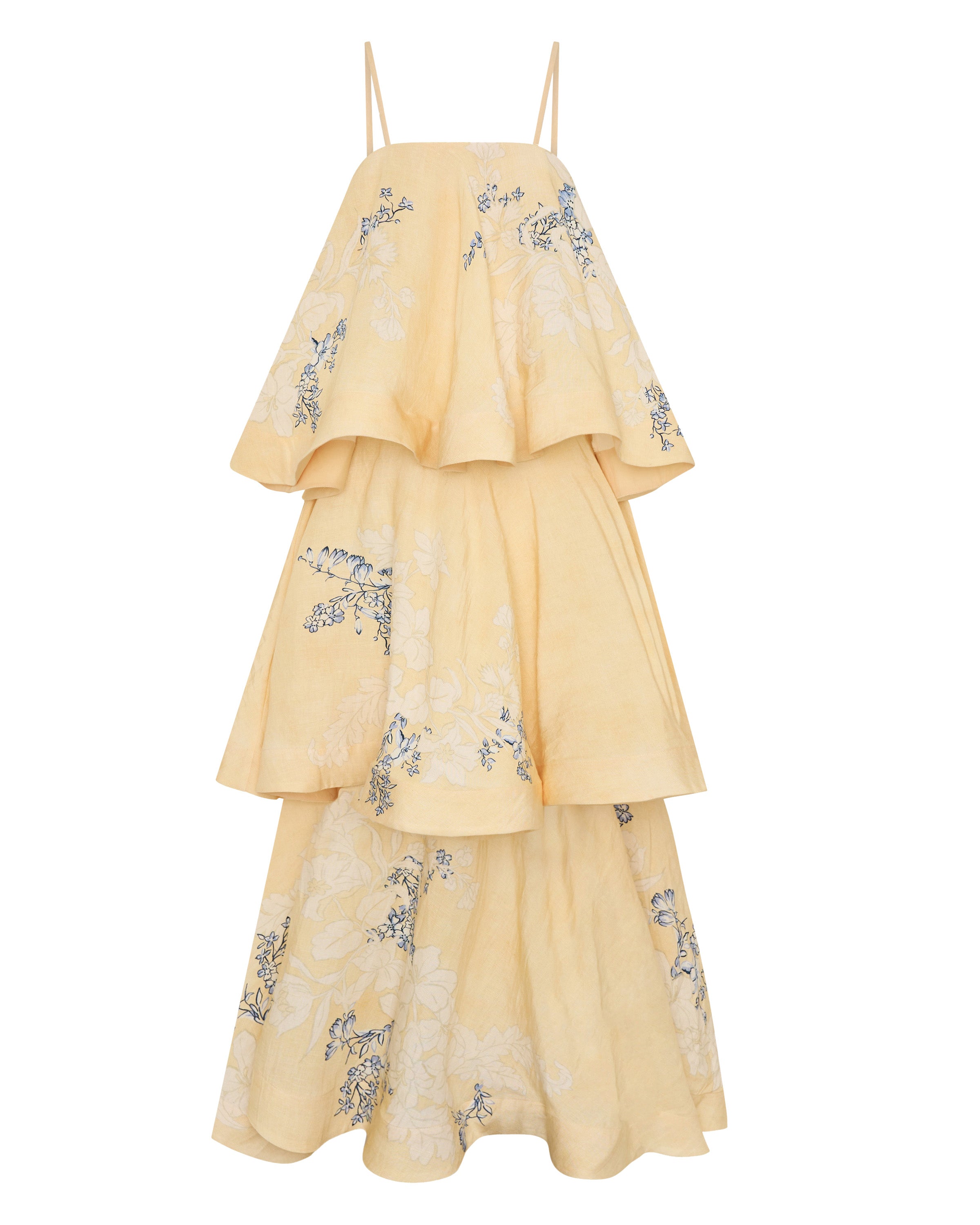 She is Captivating corset tiered gown