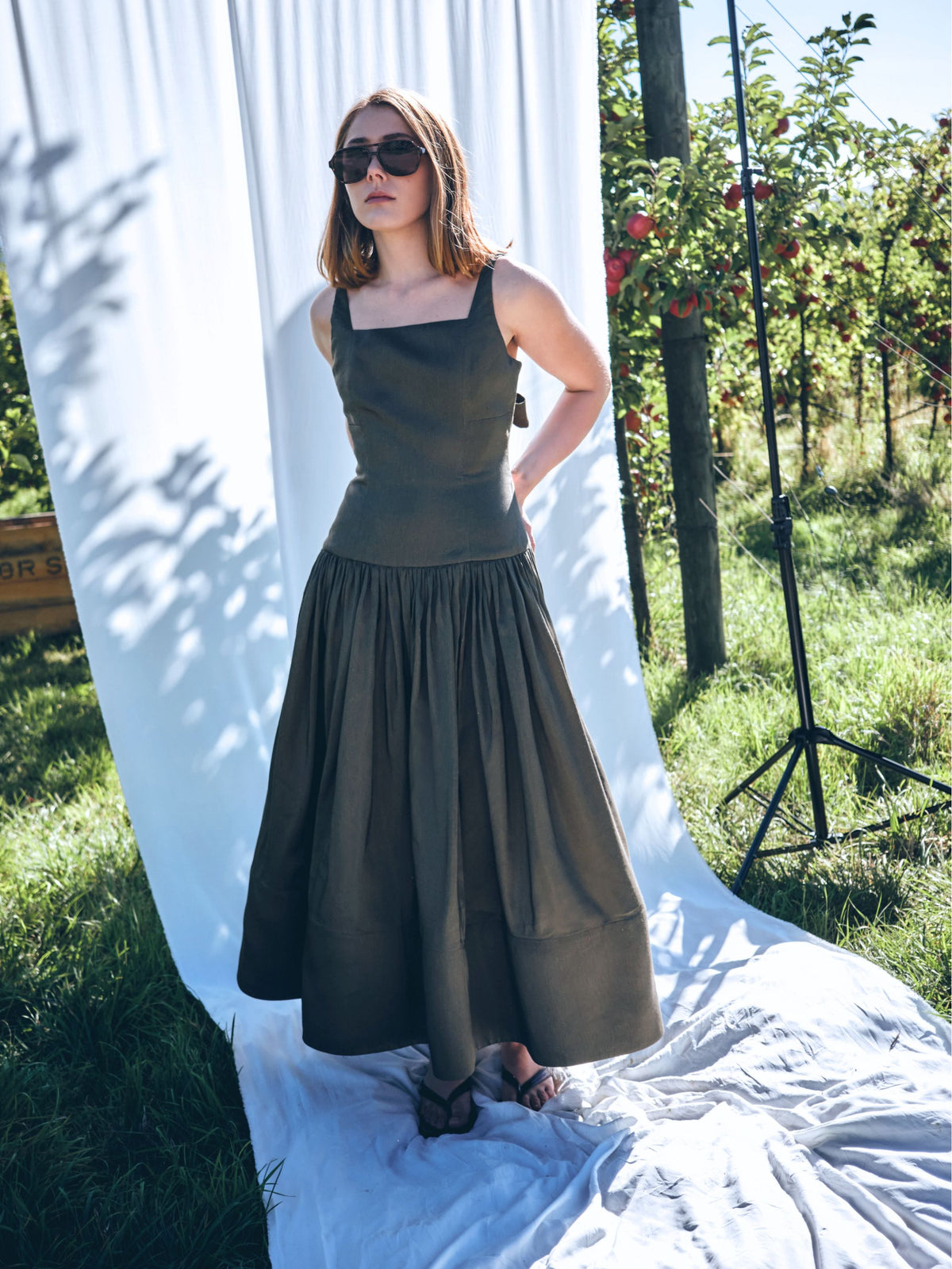 She is Brilliant back tie gown