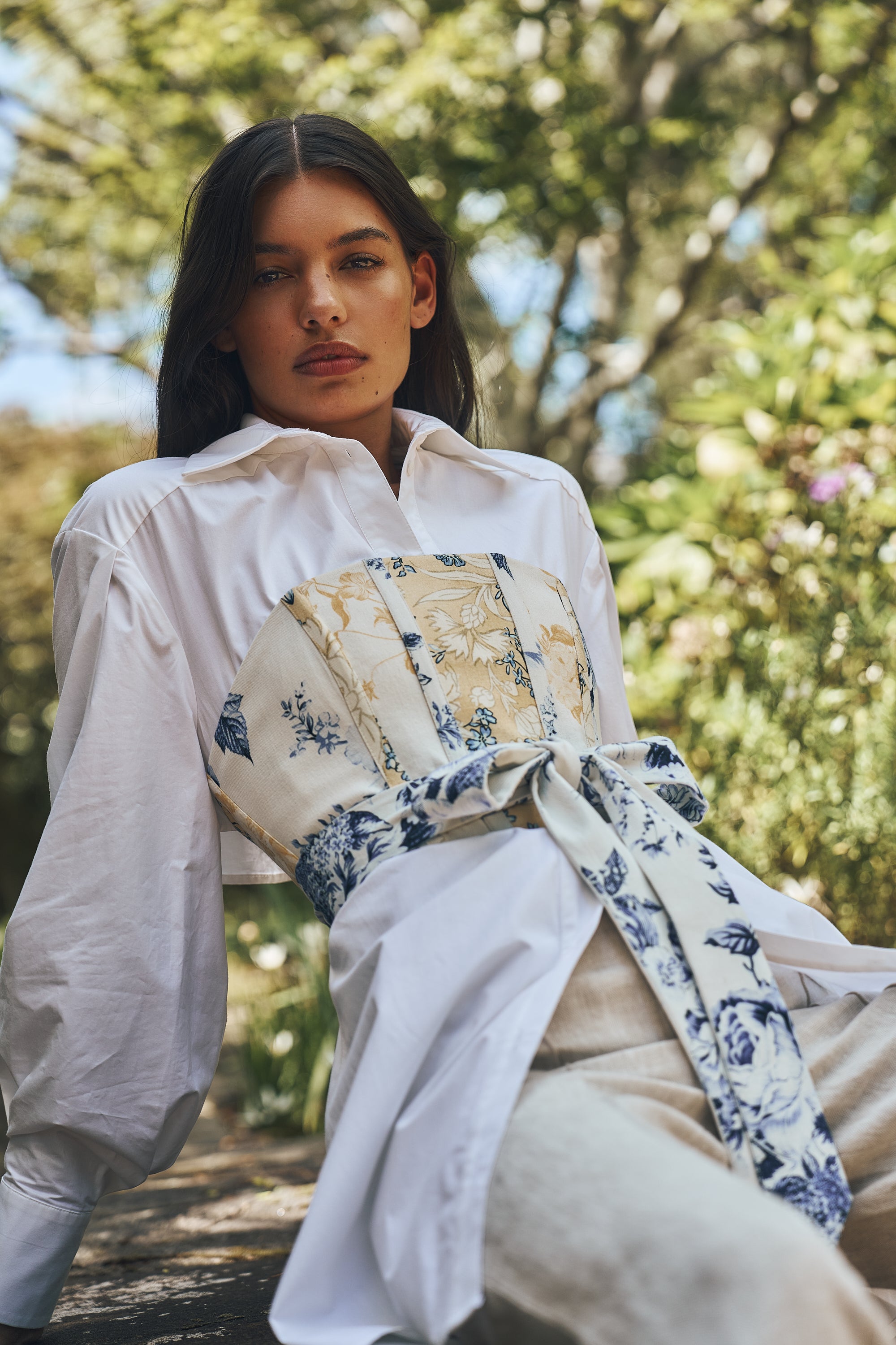 She is Bold Shirt Dress