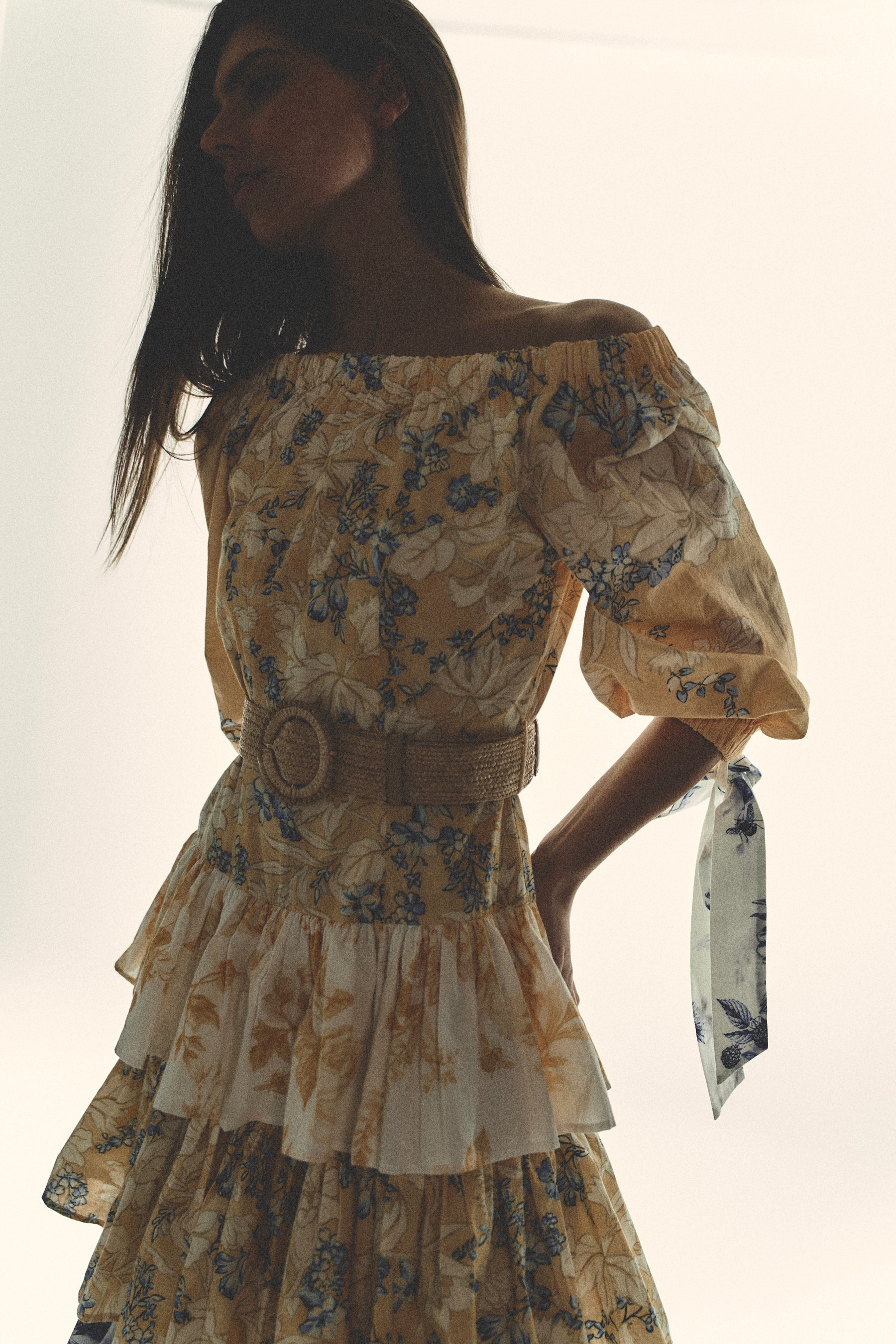 She is Eminent cotton tiered dress