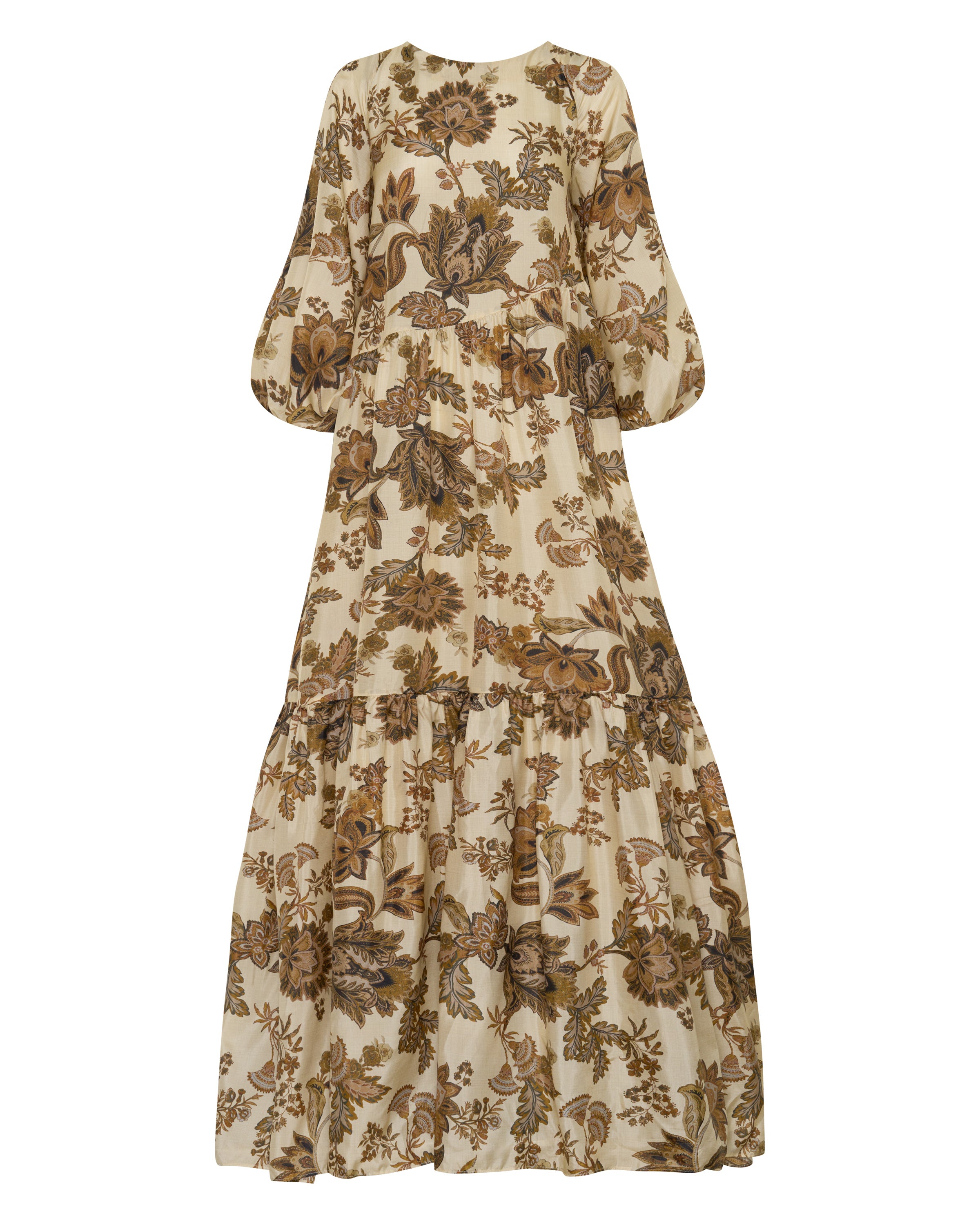 She is Fierce backless silk gown