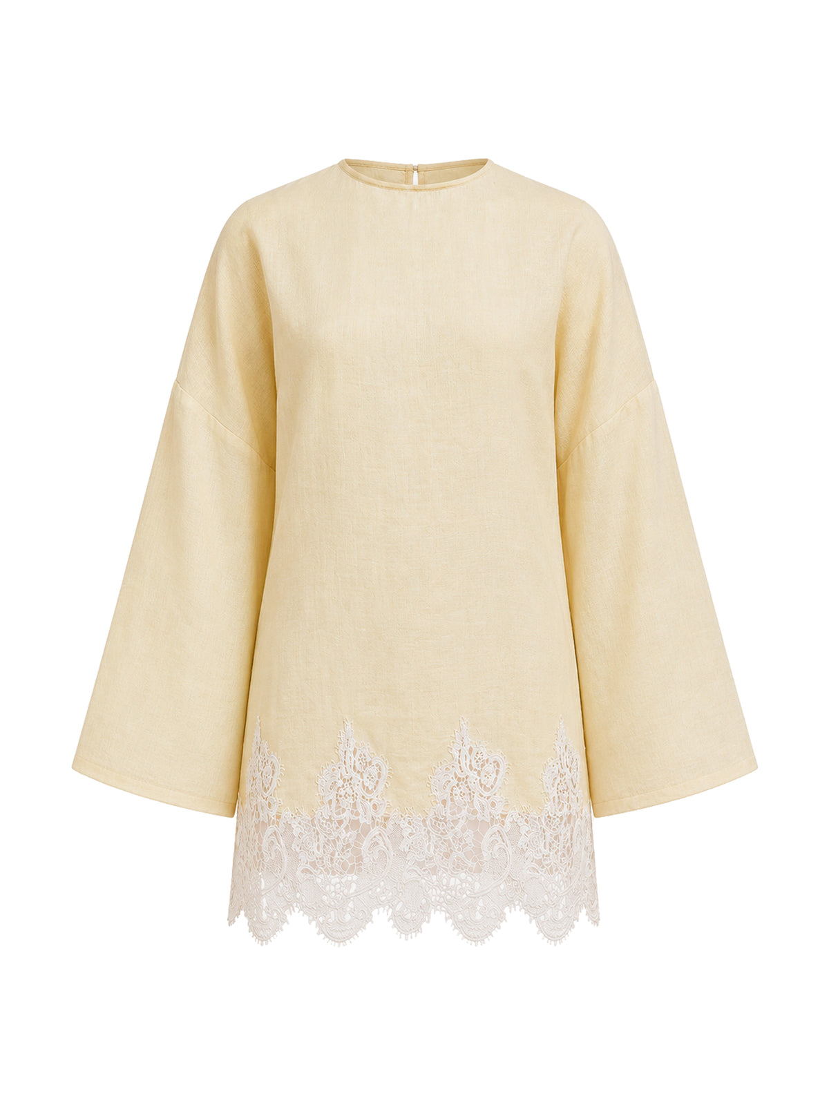 She is Audacious lace trim mini