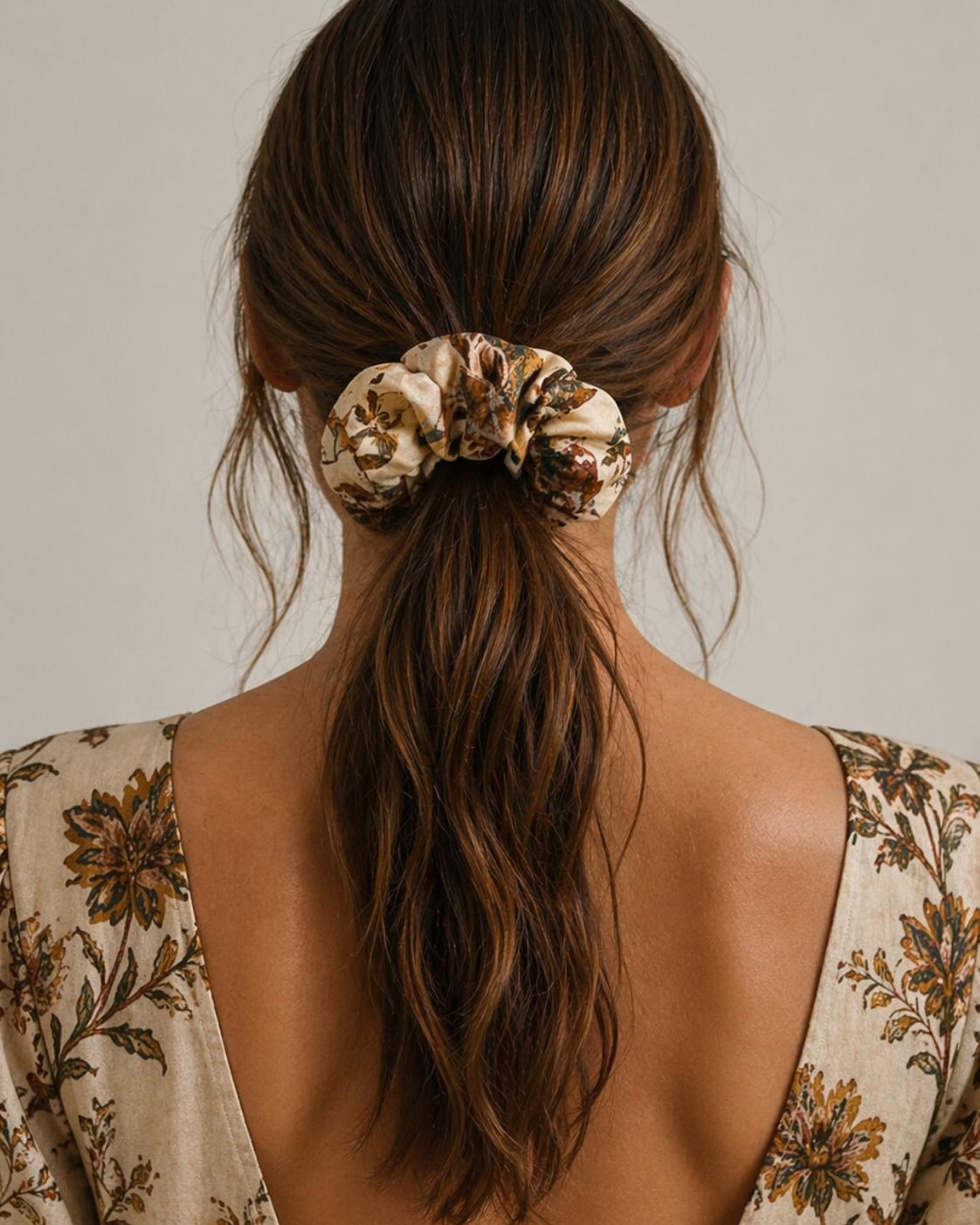 She is Fierce silk scrunchie