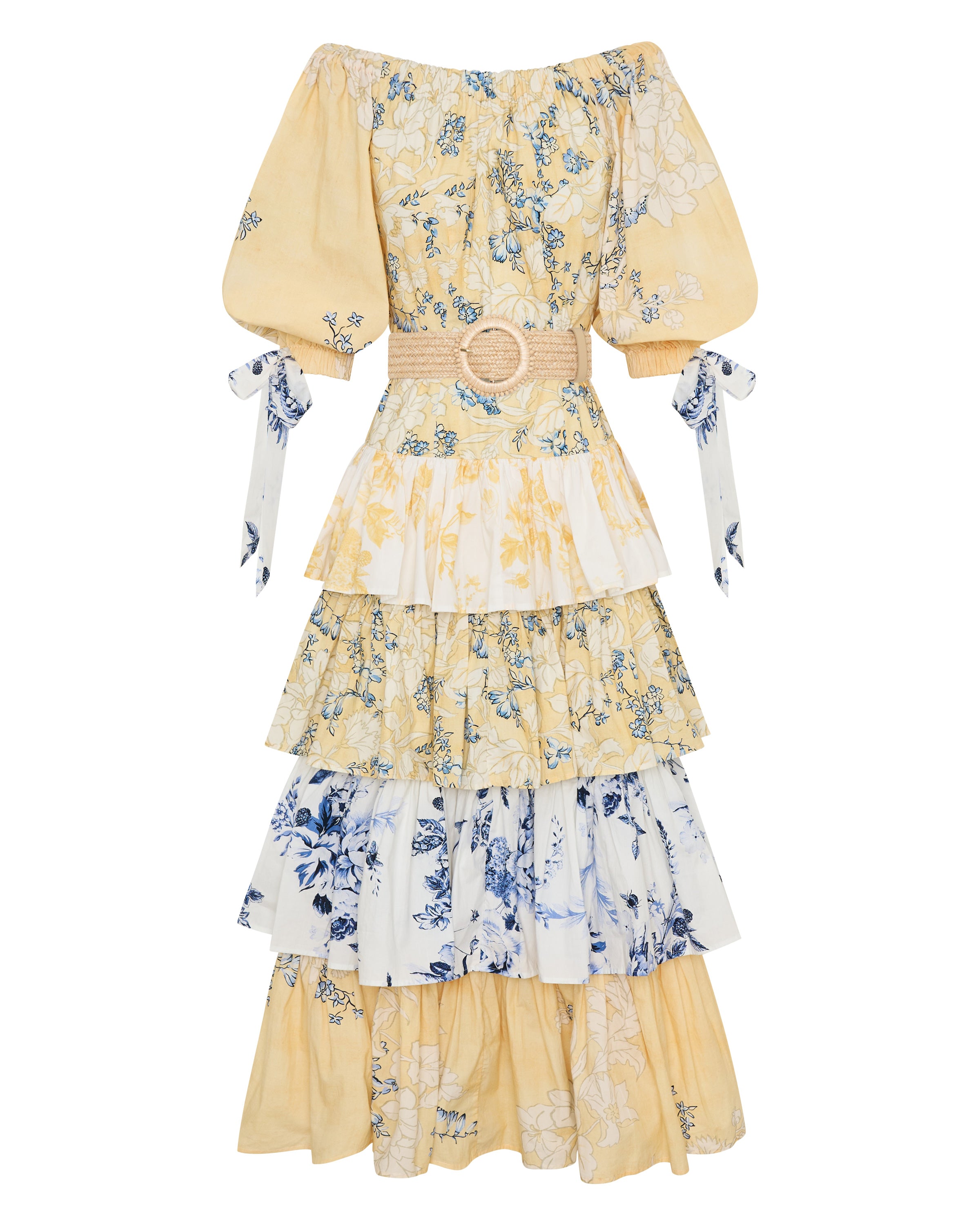 She is Eminent cotton tiered dress