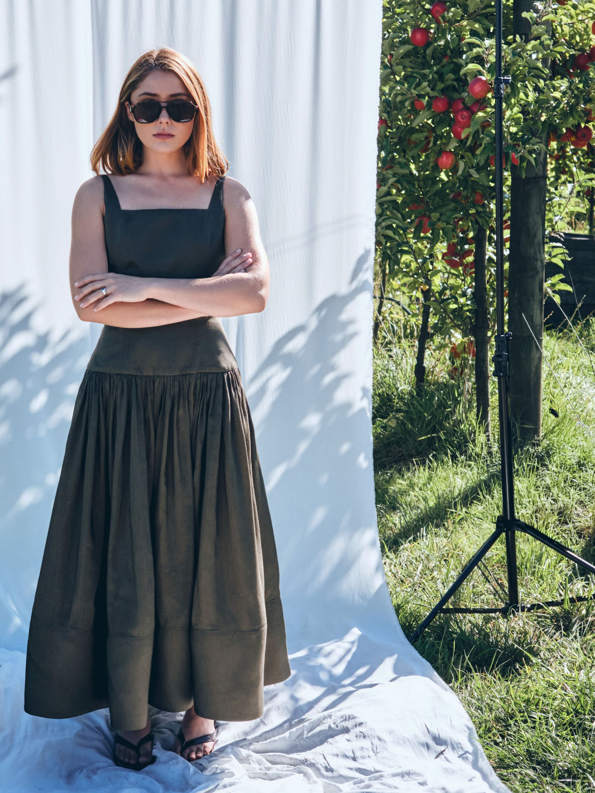 She is Brilliant back tie gown