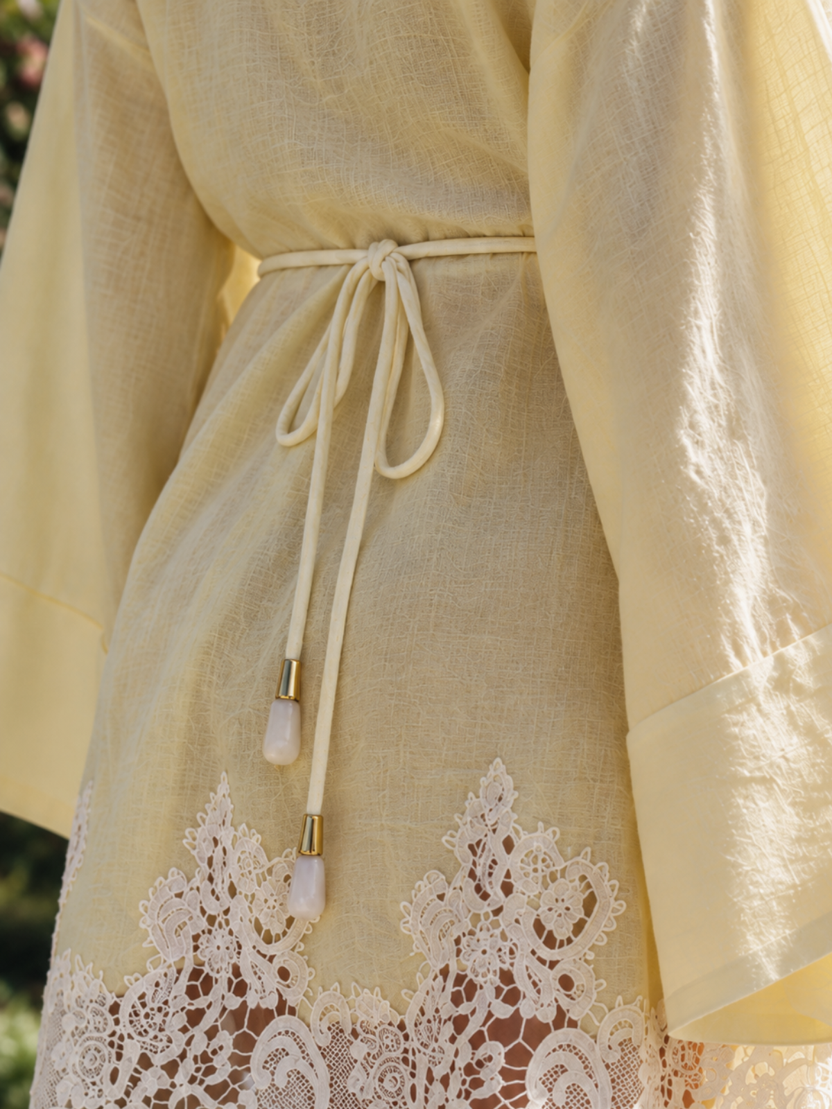 She is Audacious lace trim mini
