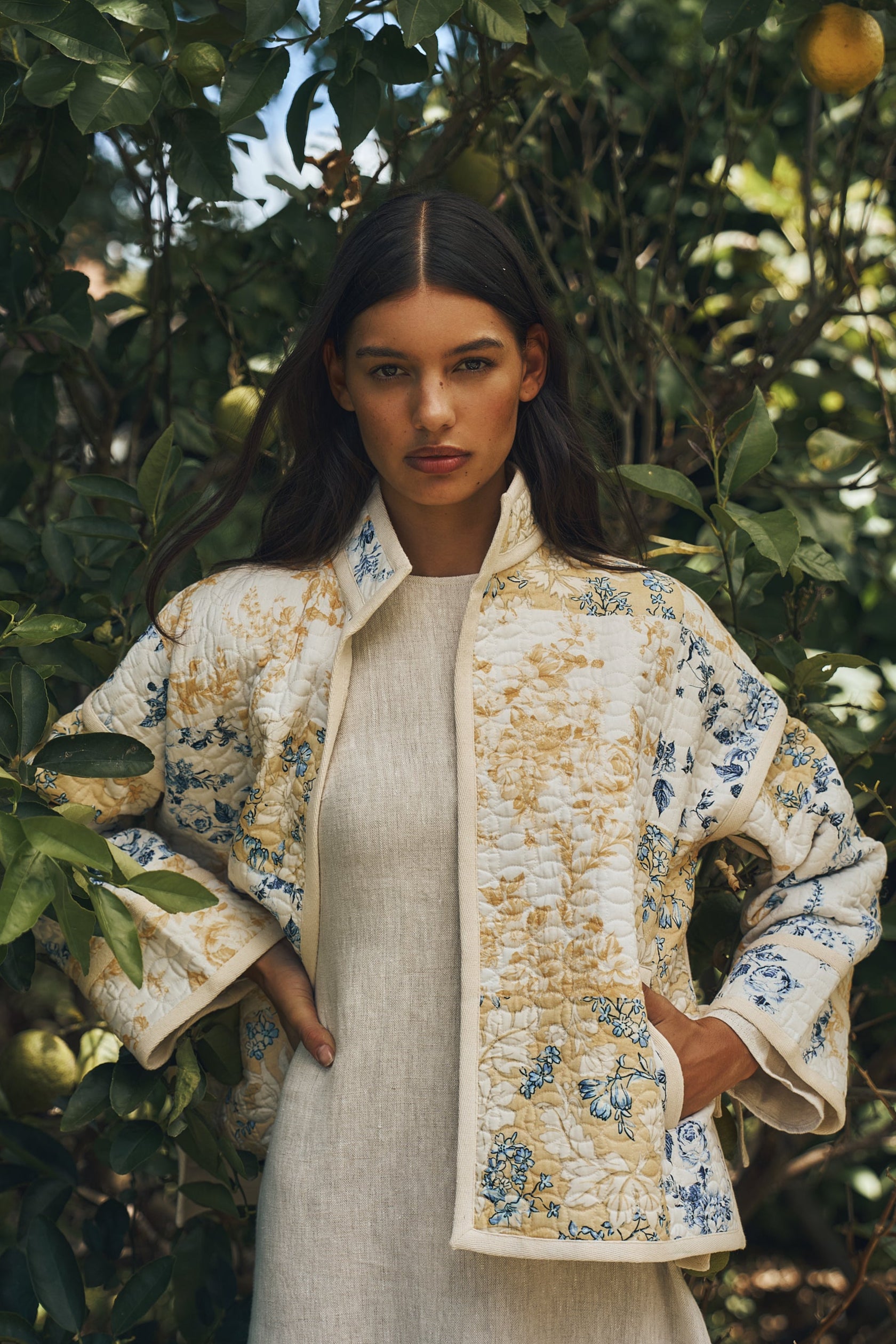 She is Eminent cotton quilted jacket