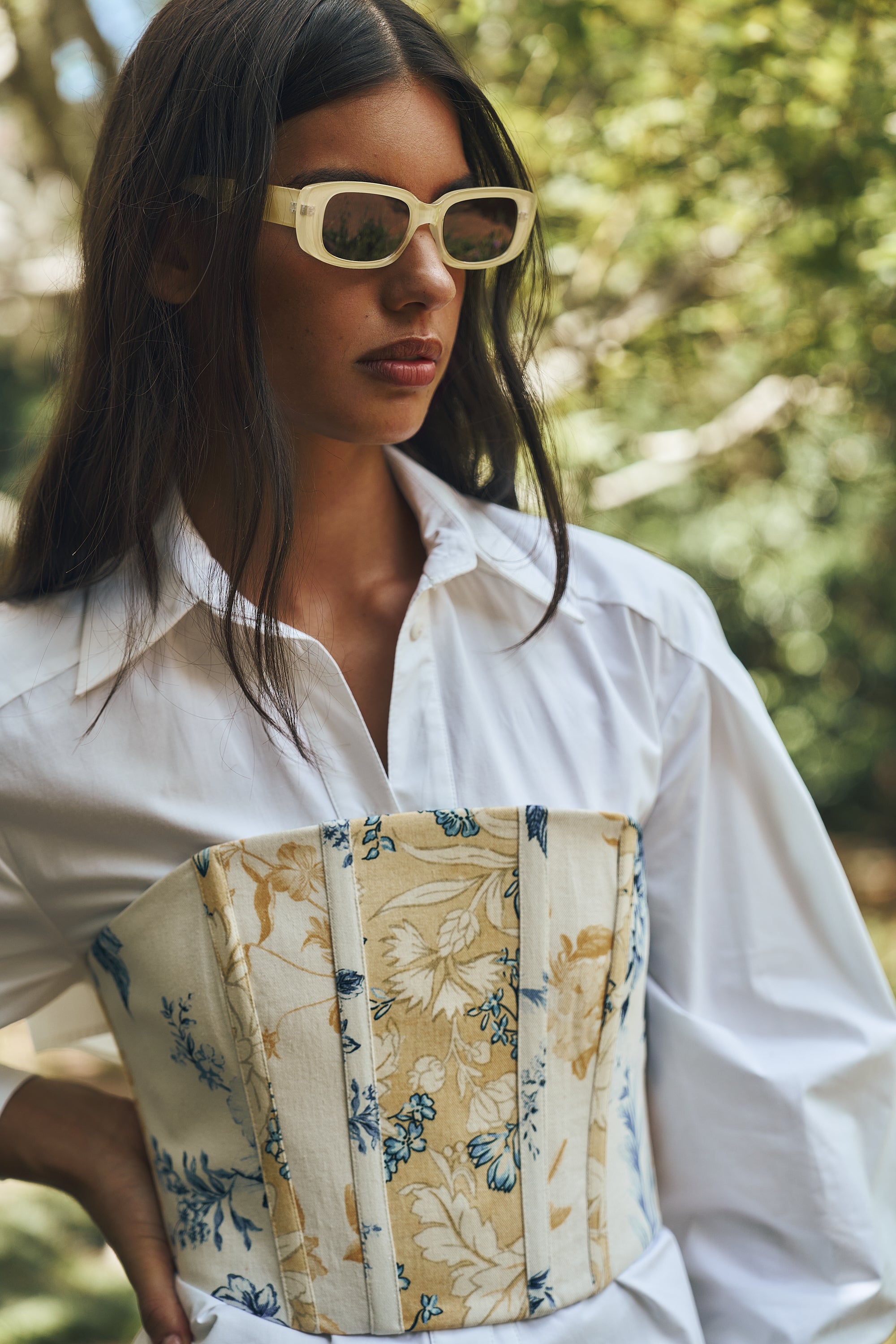 She is Bold Shirt Dress