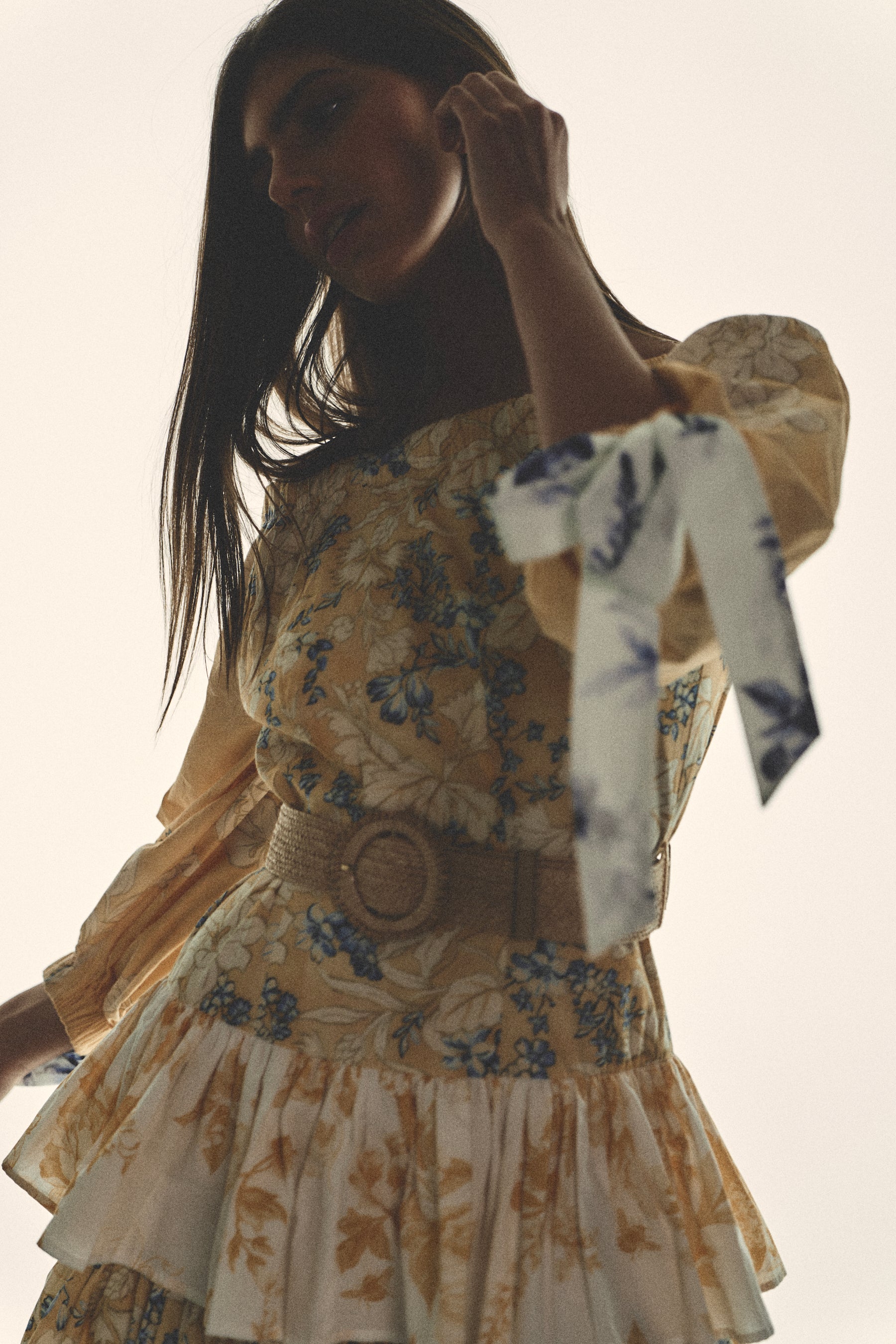 She is Eminent cotton tiered dress