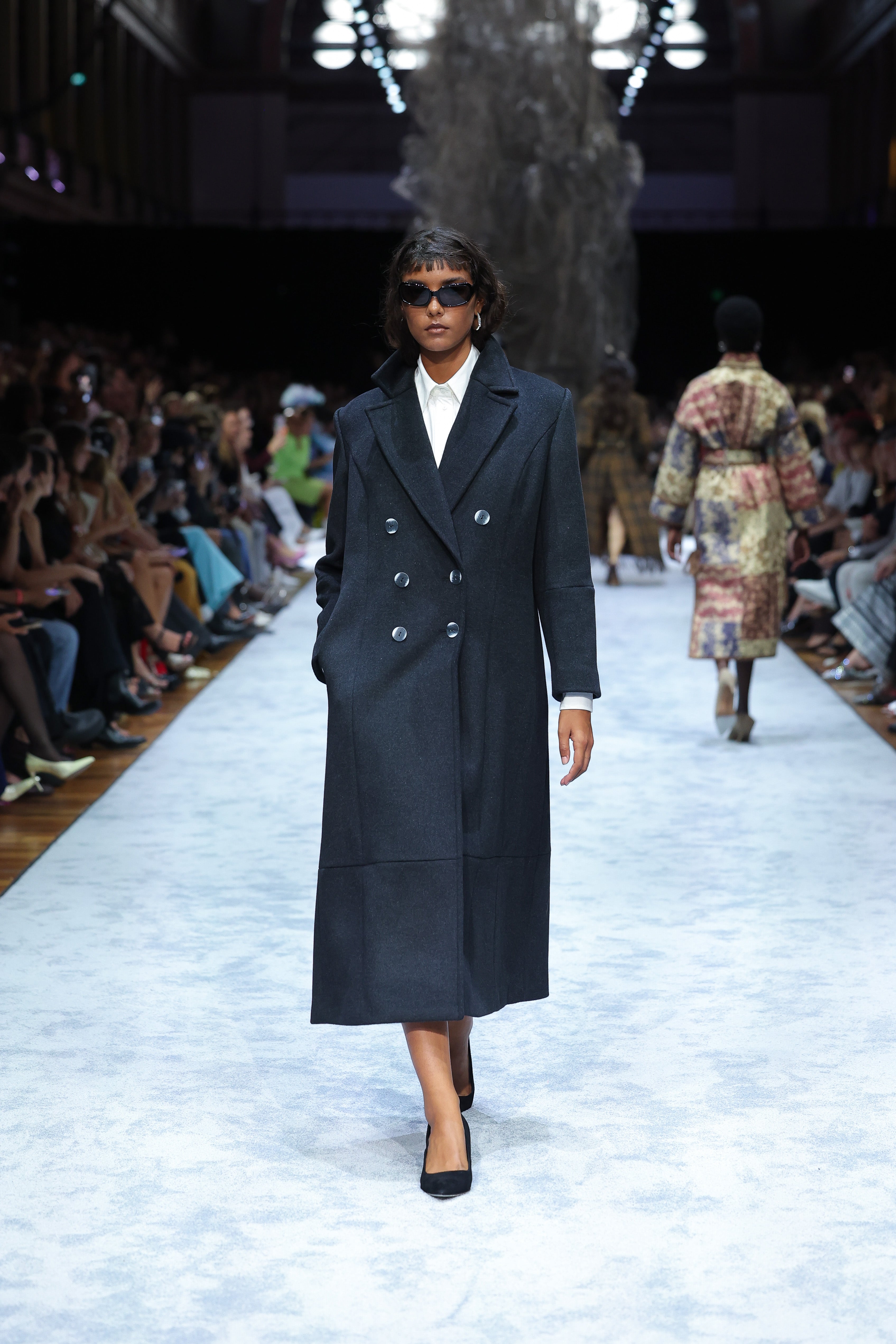 She is Daring wool cashmere coat