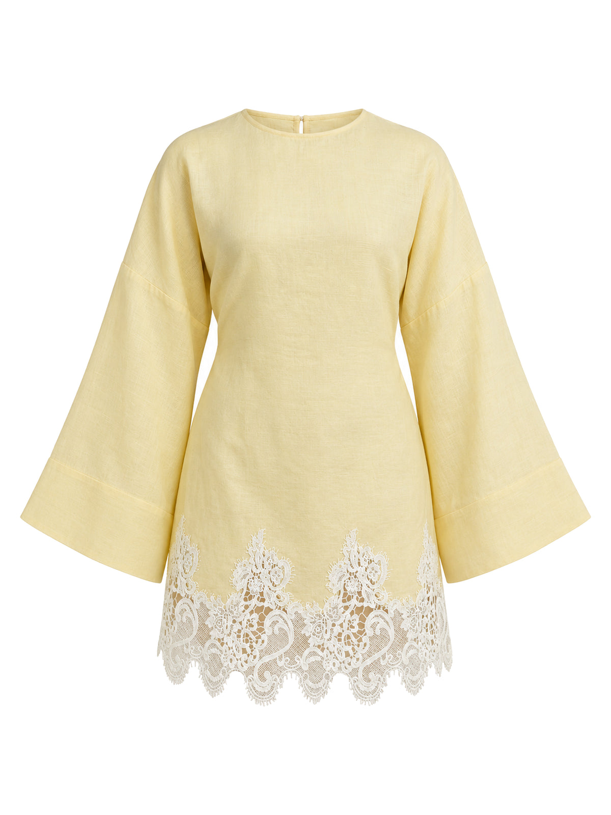 She is Audacious lace trim mini