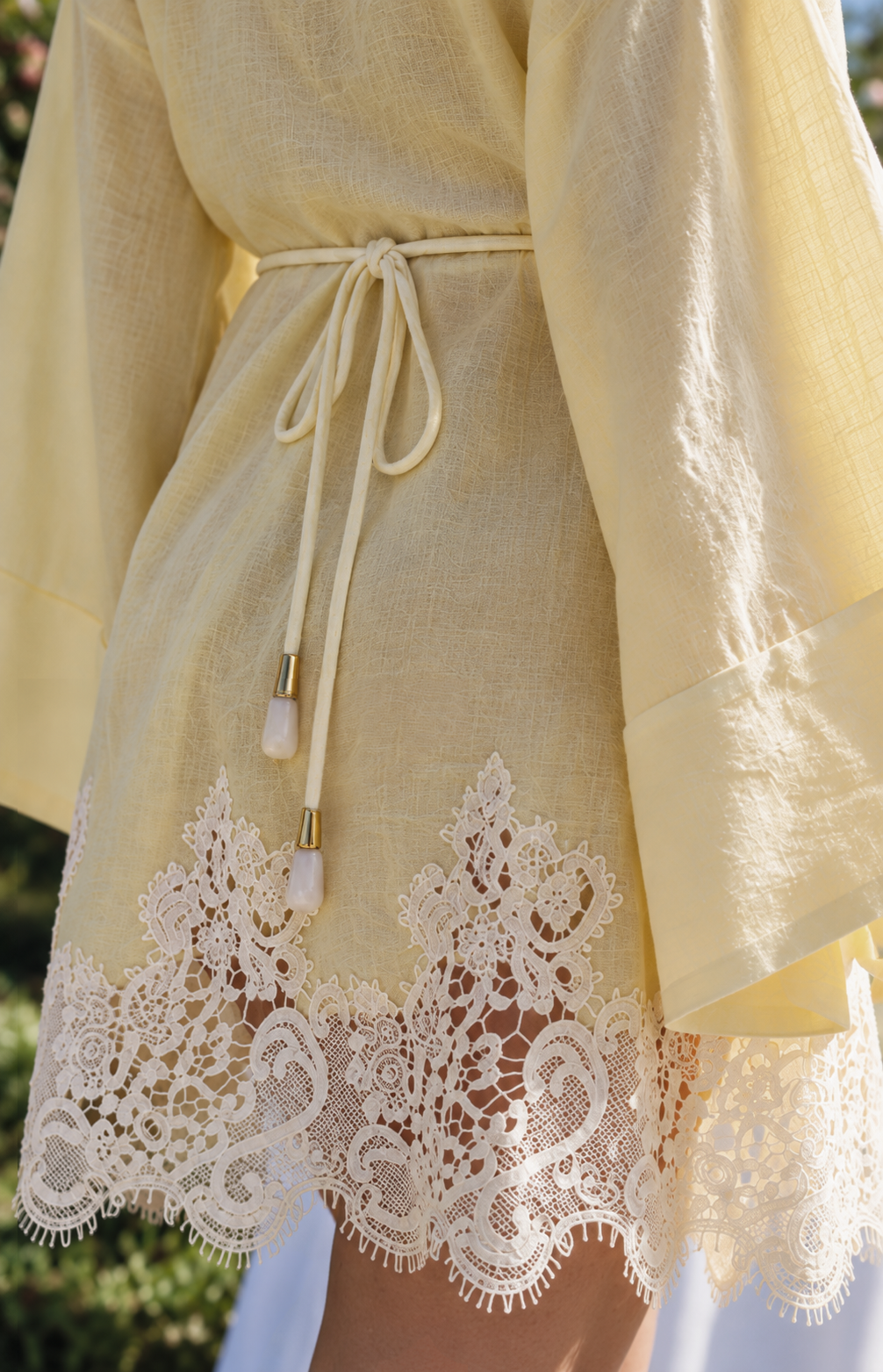 She is Audacious lace trim mini