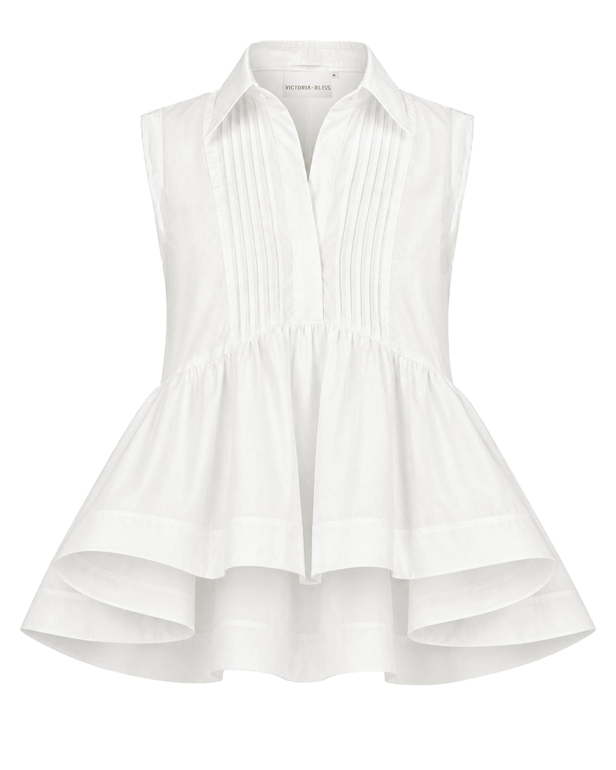 She is Bold peplum shirt