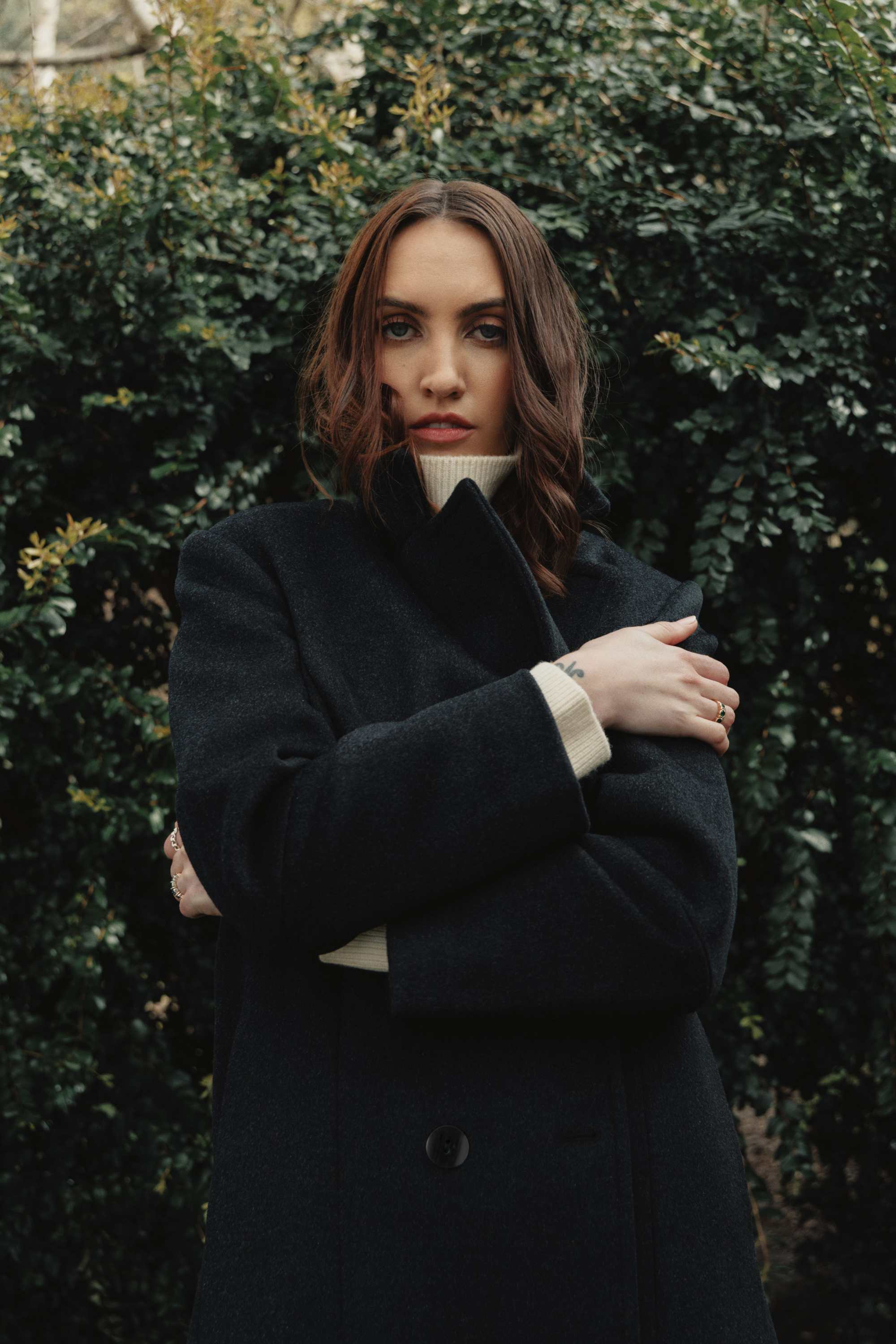 She is Daring wool cashmere coat