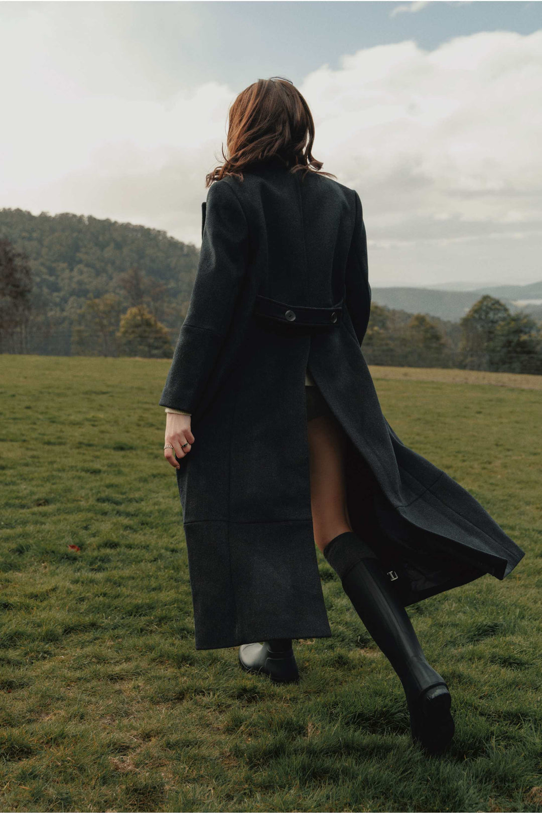 She is Daring wool cashmere coat – Victoria Bliss